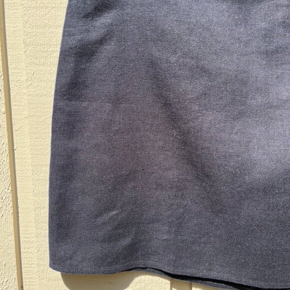 Reformation Black Linen A-Line Skirt - Size 10 - Picture 2 of 9